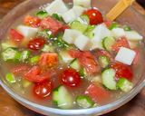 夏野菜の冷たい前菜 お茶うけ 中華サラダ作り方21写真
