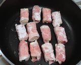 豚肉巻きとうふの照り焼き作り方6写真