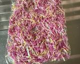 菊の花の酢の物(下茹で〜三杯酢和え)作り方7写真