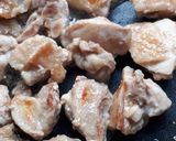 フライパンで焼鳥風☆鶏肉とねぎの甘辛炒め作り方3写真