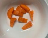 根菜茄子白菜ピリ辛味噌味温野菜サラダ作り方3写真