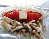 柳金属の生ぽん酢で鮭ときのこのホイル焼き作り方3写真