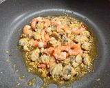 レンチンで簡単！エビとあさりのペペロンチーノ作り方6写真