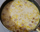 ♡さつまいもとお豆のミルクスープ♡作り方4写真