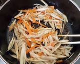 ささがきごぼうのきんぴら作り方4写真
