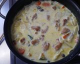 不器用南瓜と鶏もも肉のクリームシチュー作り方3写真