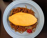 ふわとろオムレツ焼きそば作り方3写真