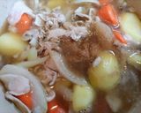 簡単夕飯昼食豚こまで定番の味しみ肉じゃがコツあり作り方7写真