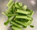 小松菜とちくわのわさび和え作り方3写真
