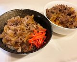 高級肉で本気の牛丼（黒毛和牛A5使用）作り方5写真