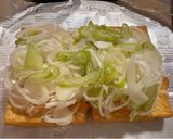 塩分0.5:厚揚げネギおかかチーズ焼き作り方3写真