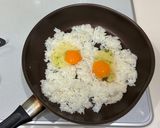 卵だけ♪パラパラ和風チャーハン作り方1写真