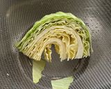 レンチン蒸しキャベツ作り方1写真