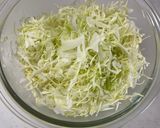 納豆卵キャベツ作り方1写真