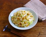 レンジでお弁当にも★白菜と厚揚げの白だし和え作り方6写真