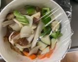 肉無チクワ洋風梅クリーム味野菜炒め作り方11写真