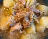 あっさり、ネギ塩肉じゃが。作り方5写真