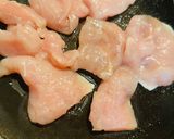 鶏ささみのソテー、梅しそポン酢作り方3写真