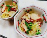 たことれんこんの酢の物♬作り方4写真