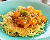 カリフラワーの麻婆風炒め♪作り方5写真