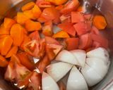 新じゃがとトマトのカレー⭐︎炒めずさっぱり作り方2写真