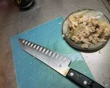 人参シリシリを塩サバで作り方2写真