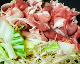 鍋野菜パックで作る●豚肉の野菜炒め作り方1写真