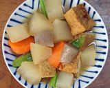 厚揚げと大根の煮物作り方5写真