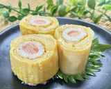 絶品！ちくわの穴に明太マヨ卵焼き＊お弁当作り方8写真