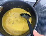 鍋にこびりついたカレーで作るカレースープ作り方2写真