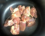 美味しい！たけのこと鶏もも肉と椎茸の煮物作り方3写真