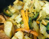 レトルトカレーで●ゴーヤー生姜カレー作り方2写真