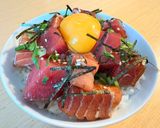 <元板前 花田流>旨み風味⤴︎マグロ漬け丼作り方6写真