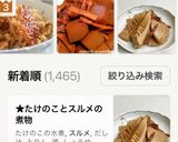 ★たけのことスルメの煮物作り方10写真