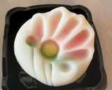 レトロな秋桜：練り切り　秋作り方6写真