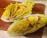 ≪韓国風≫白菜と牛肉の蒸し物作り方3写真