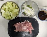 我が家の回鍋肉　豚もも肉　低糖質&低脂質作り方1写真