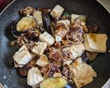 簡単★茄子と牛肉と豆腐の焼肉のたれ炒め作り方3写真