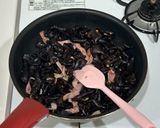 きくらげとベーコンの☆簡単ニンニク炒め作り方2写真