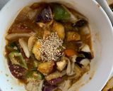 根菜茄子白菜オイ甘辛キムチ味温野菜サラダ作り方21写真
