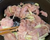 赤しそ風味のさっぱり美味しい胸肉炒め作り方2写真