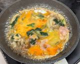 簡単、具沢山たまご丼作り方5写真