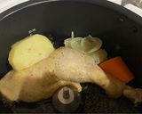 骨付きモモ肉のコンフィ風ポトフ作り方4写真