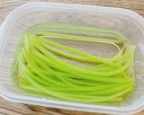 ふきの茎味噌　にんじん入り作り方1写真