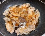 フライパンひとつ！タレがしっかり絡む豚の生姜焼き作り方5写真