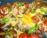 秋刀魚のマルゲリータ風作り方6写真