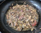 サバ缶水煮と生姜とキャベツのパスタ作り方2写真