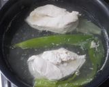 不器用ゆで鶏作り方1写真