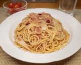 コンビーフとキャベツのパスタ作り方10写真
