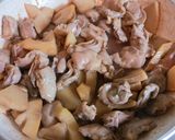 竹の子とハラミの甘辛炒め作り方3写真
